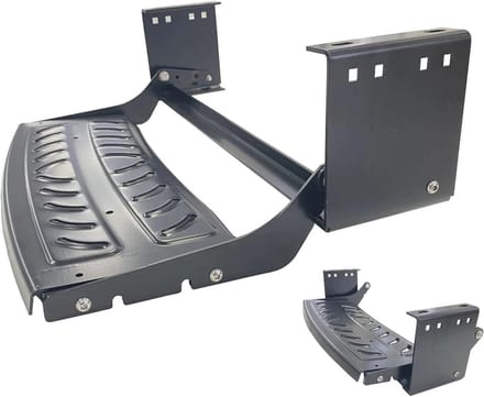 Opklapbare Camper Trap - Instaptreden Caravan - Veilig Instappen - Handmatige Bediening - 65 cm Breed - Zwart