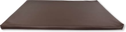 Topmast Leatherlook Benchkussen - Bruin - 60 x 45 cm - Benchmat - Benchmatras - Spatwaterdicht - Hondenkussen