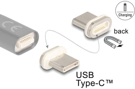 Delock Magnetic Adapter USB Type-C™ male