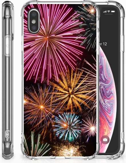 Apple iPhone Xs Max Anti Shock Bumper Case Vuurwerk