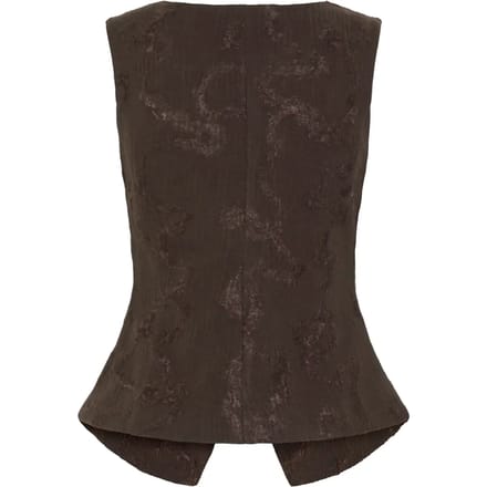 Bodywarmer met ronde hals model 'JURLIE'