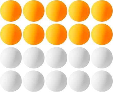 Set van 20 Tafeltennisballen voor Training en Plezier
