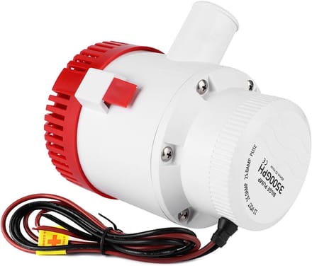 Lenspomp - Bilgepomp Boot - Water Afvoeren - Hoog Rendement - 3500 GPH - Zwart
