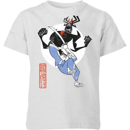 Samurai Jack Eternal Battle Kids' T-Shirt - Grey - 110/116 (5-6 jaar)