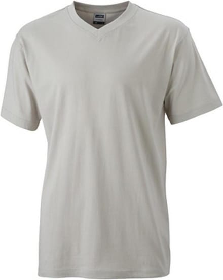 James and Nicholson Heren V Hals Tee (Lichtgrijs)