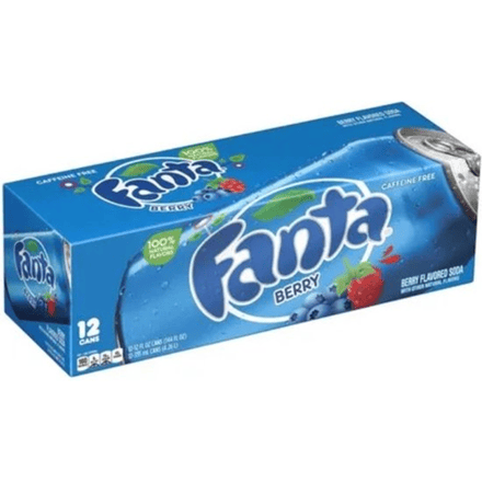 Fanta Berry Soda - 12 x 355 ml