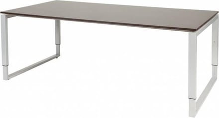 Vergadertafel - Verstelbaar - 200x100 logan - alu frame