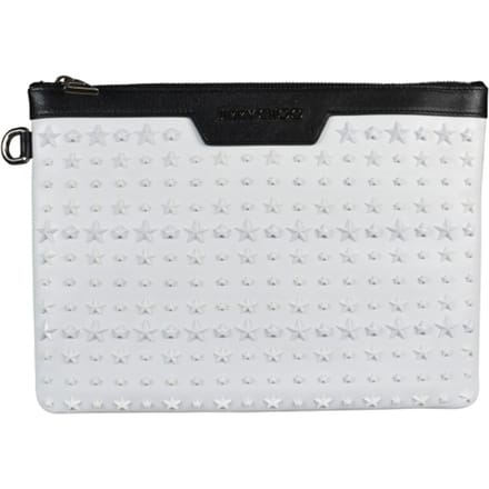 Jimmy Choo Derek clutch Wit