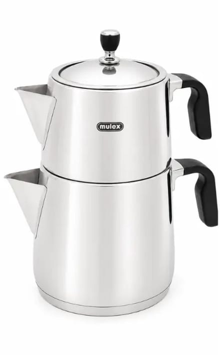 Mulex theepotset – siliconen handgrepen – 1,0/3,0 liter – inductie