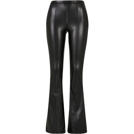 Uitlopende broek in synthetisch leer voor dames Urban Classics GT