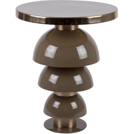 Leitmotiv Bijzettafel Tess - Groen - Ø46cm - Modern
