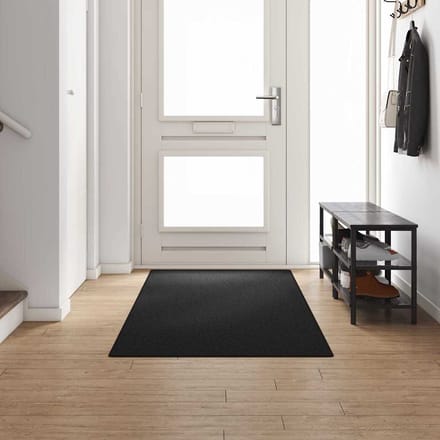 vidaXL - Tapijt - Loper - Antraciet - 100 - x - 300 - cm - 100% - Polypropyleen