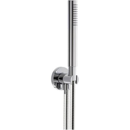 Herzbach LIVING SPA bath set with cone holder and shower connection bend, round 11.620222.4.01