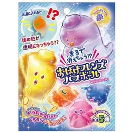 MANABURO - Ghost Friends Grape Bath Ball 65g - Random Style