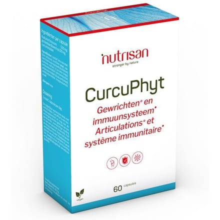 Nutrisan Curcuphyt - Curcuma Extract Capsules voor Optimale Opname en Gewrichtsondersteuning