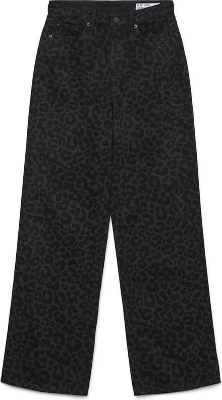 VERO MODA - VMTESSA HR WIDE JEANS ANIMAL PRINT GA - Dames - Jeans
