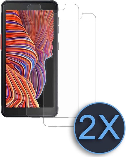 HB Glas Geschikt voor Samsung Galaxy XCover 5 - Screenprotector Glas Gehard Tempered Glass - 2 Stuks