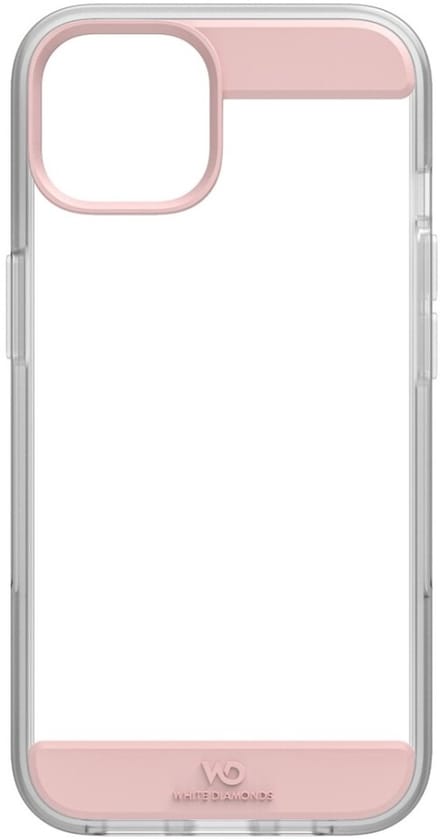 White Diamonds Air Protection Cover Voor Apple IPhone 14 Rose Gold