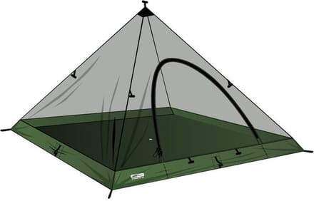 DD Hammocks Superlight Pyramid Mesh Tent