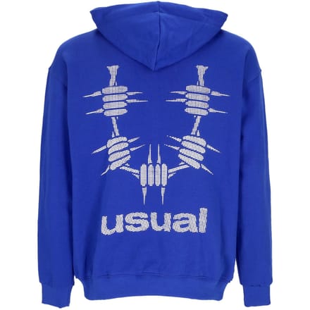 Lichtgewicht herensweatshirt met capuchon OG 3d Hoodie blauw