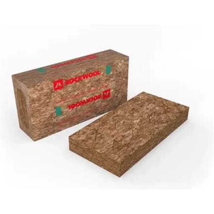 Rockwool Bouwplaat Plus - Steenwol - 100x60x4,5cm - Rd-waarde 1,25 M²k/w - 10 Stuks