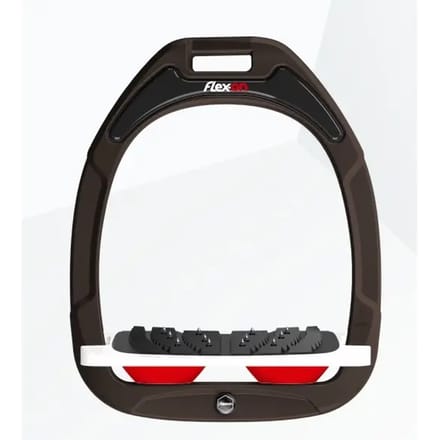 Ultra Grip Verstelbare Strijkers Bruin/Wit/Rood Flex-On Green Composite