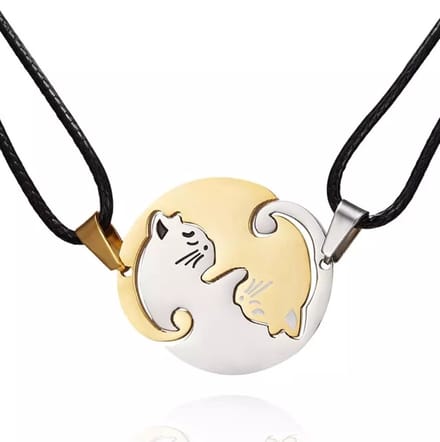Kat Vriendschapsketting - Set van 2 - Ketting - Sieraden - EmmyRovi