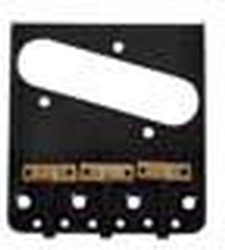 Wilkinson B-WTB-B Brug-Staartstuk Teaser met Messing Zadels - Zwart