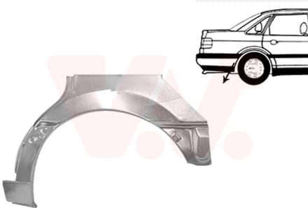 Van Wezel - ACHTER SCHERM VOOR VW PASSAT B3 1988-1993 ARC612834VWAN