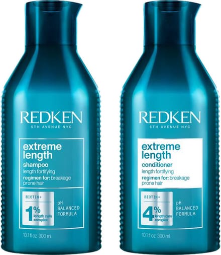 Redken Extreme Length Shampoo & Conditioner - 300 ml | Extra voordelig duo