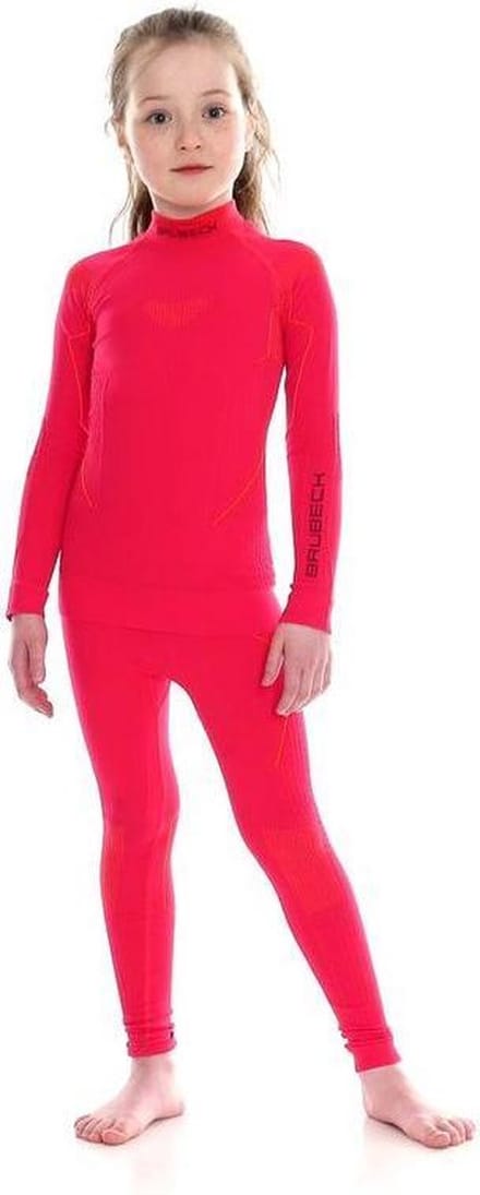 Brubeck | Meisjes Junior Seamless Thermo Set - Raspberry - 152/158