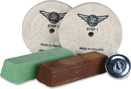 SJP - Aluminium Polijstset Professional - 7 pieces
