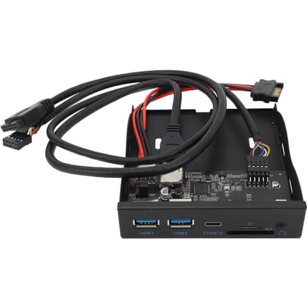USB3.2 GEN1 Type C Diskette Drive Paneel 5Gbps Plug and Play 3.5inch Voorpaneel USB3.2 19PIN Hub voor black