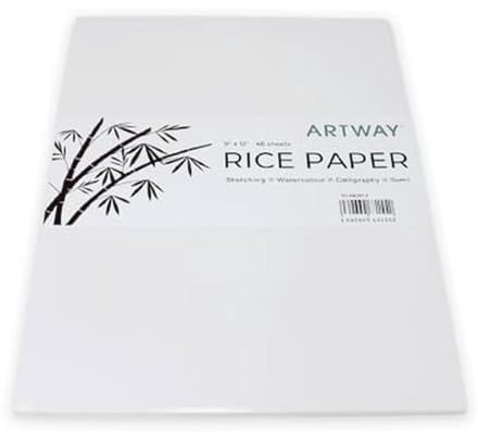 Chinees Sumi Rijstpapier Blok - 48 Vellen voor Kunst