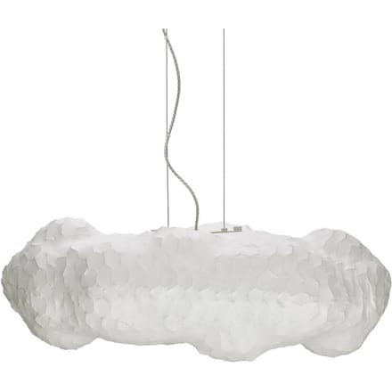By Rydéns hanglamp Nuevo, wit, polyresin, metaal, E27
