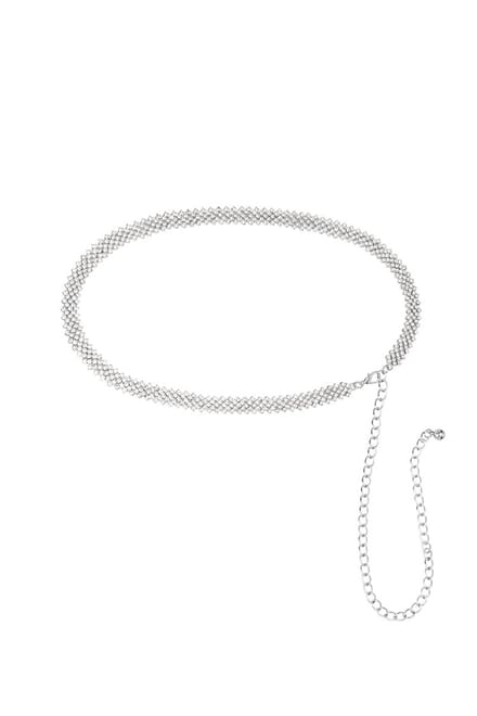 Bijoutheek belly chain motief Zilver