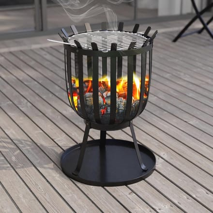 Vuurpot Voor Buiten - Vierkante Terrasverwarmer met Grill