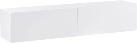 GLADSTONE - Wandgemonteerd TV-meubel - Wit - 140 cm - Vezelplaat