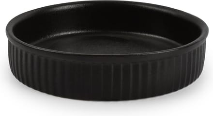 Bonbistro Ovenschaal 14xH3cm zwart Ardo - set/6