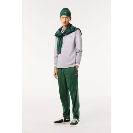 Lacoste Long Sleeve Polo Silver Chine Größe: S | Poloshirts Outlet | Herren | Grau