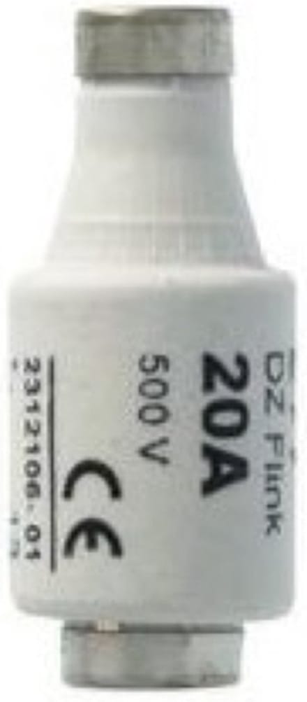 Q-Link Zekering 20A - Snel blauw 20 ampere Zekering - 500V - 5 Stuks - 5421106