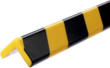 Beschermingsprofiel durable c35 hoek 1m geel zwart | 5 stuks