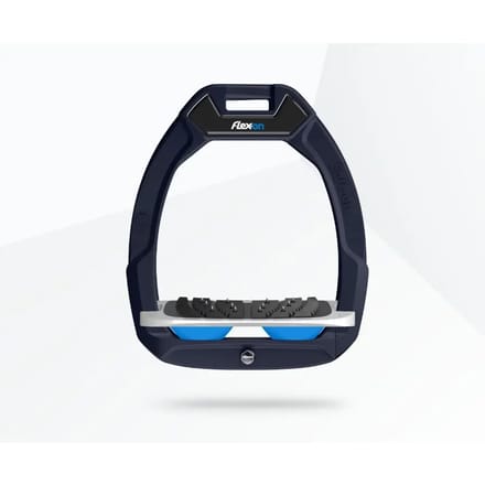 Veiligheidseisen voor de ruitersport, schuin Ultra Grip Groen/Grijs/Blauw Flex-On Safe-On