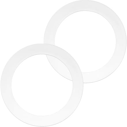 2Pcs Seal Sink Accessory - Putty Free Rubber Seals Replacement - InSinkErator Kitchen Sink Waste Disposal Drain - Wit