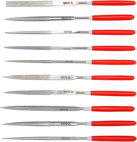 Yato 10 Delige Diamant Naald Vijlenset K 150