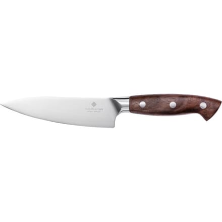 SOPHIOR Klein Koksmes 14 cm - Duits Staal en Walnoothout - In Geschenkdoos