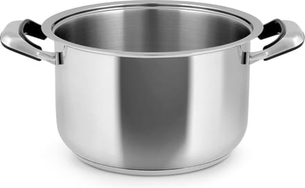 Ronde Koekenpan met 2 Handvatten RVS - Hoge Kwaliteit Stainless Steel Pan