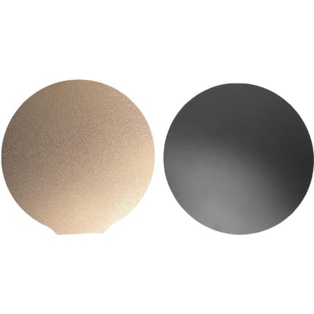 Dubbelzijdige PEI Bouwplaat Geschikt voor Kossel Delta 3D-printer Getextureerd Verwarmd Bed Printplatform met Magnetisch Bed Rond black