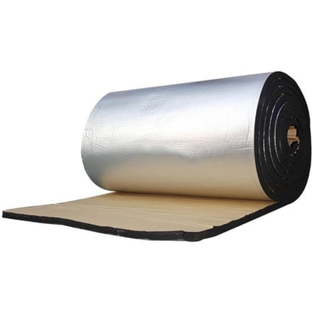 200*50CM Voiture Thermique Isolation Phonique Insonorisation Tapis Insonorisant Anti-Poussière Imperméable Voiture Son argenté