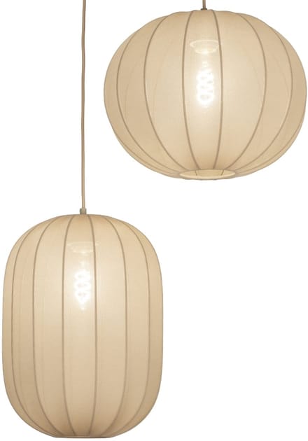 Lumidora Hanglamp 74920 - TACK - 2 Lichts - E27 - Taupe - Metaal
